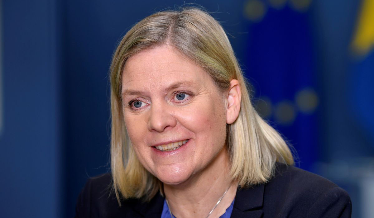 Sweden's Minister of Finance Magdalena Andersson